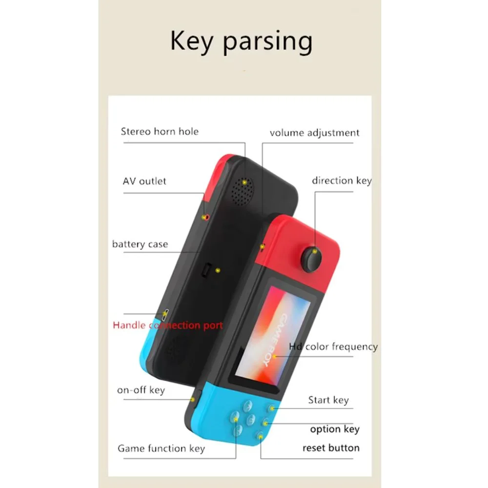 D-20: 500 Retro Games in Your Pocket! (Portable, 3D Joystick) - Image 5