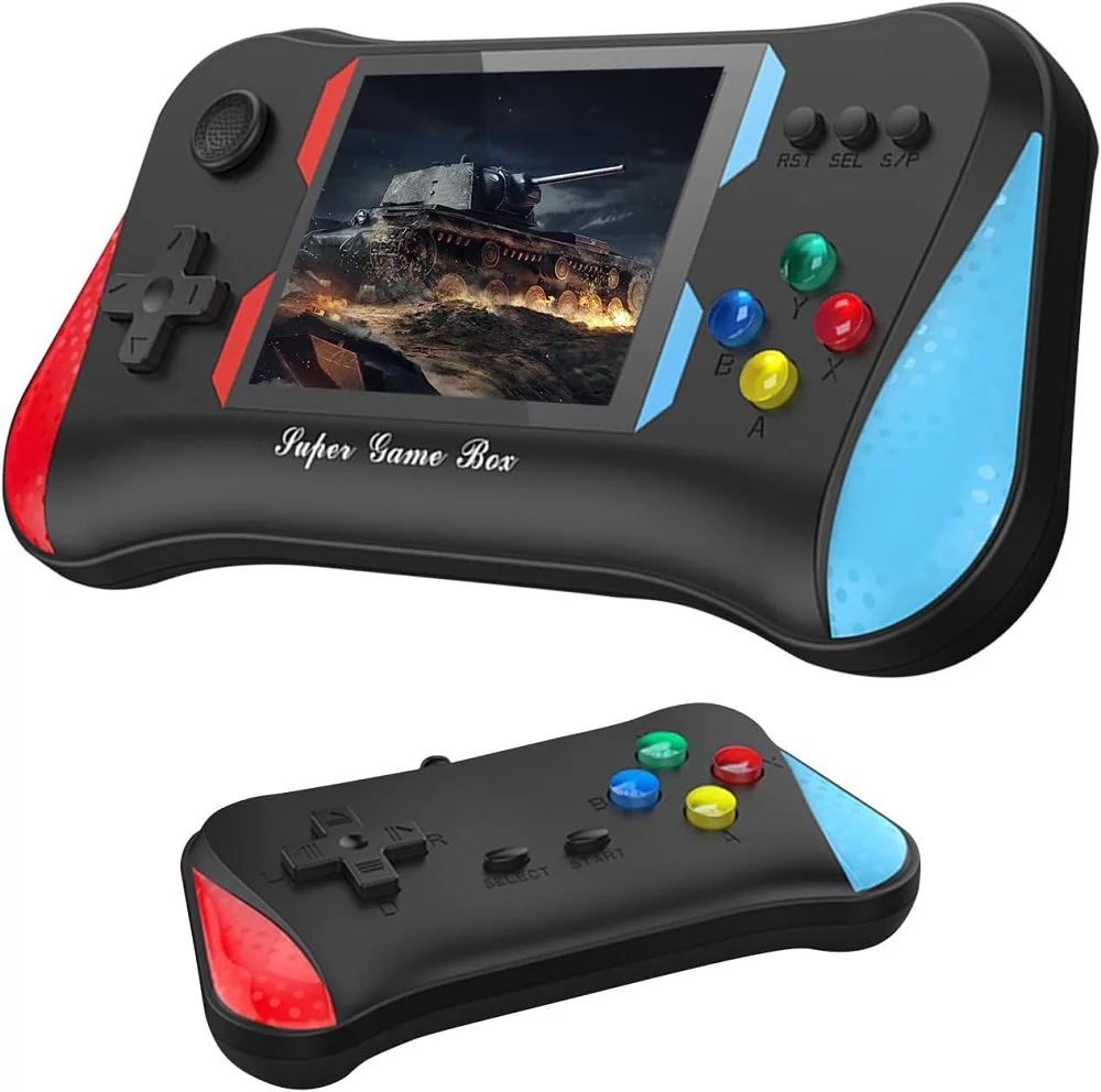 x7m 500 in 1 retro gaming console (1) Shopbefikar Retro SUP X7M: 500+ Built-in Games, Portable & Fun!