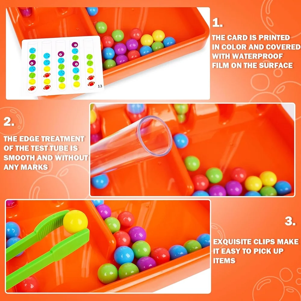 Montessori-Inspired Bead Matching Game (Age 3+) - Image 2