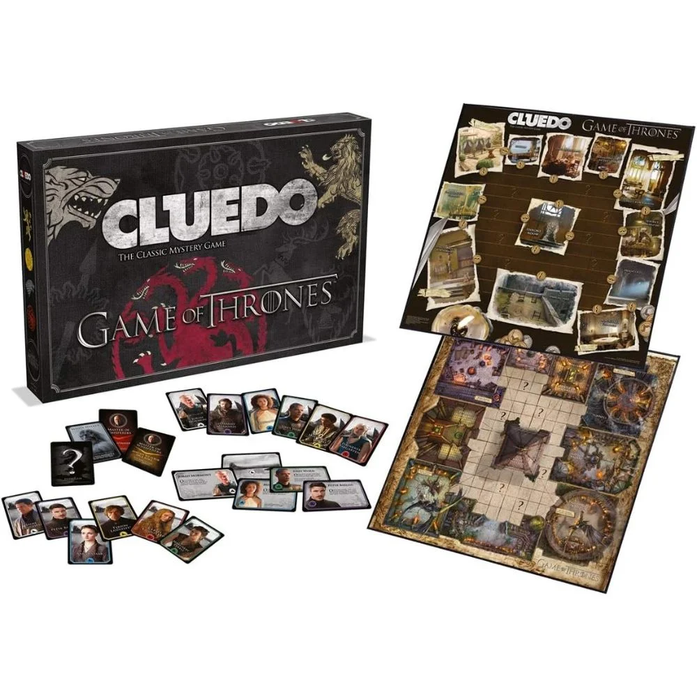 cluedo game of thrones board game Cluedo Game: Game of Thrones Edition