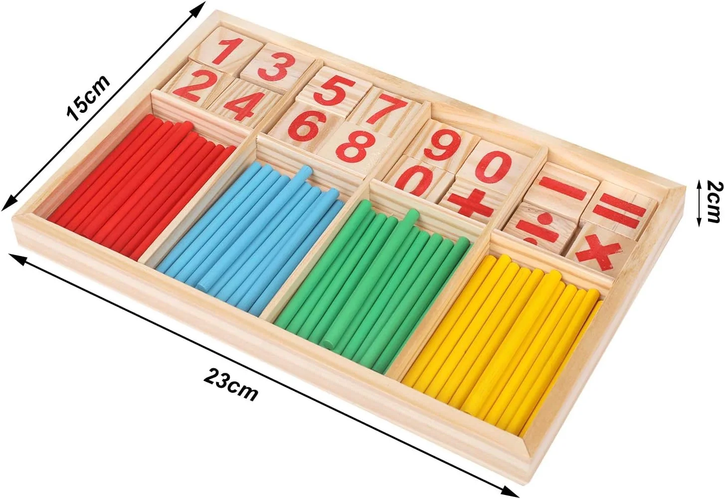 Mathematical Intelligence Stick Wooden Learning Toys for Preschoolers - Image 5