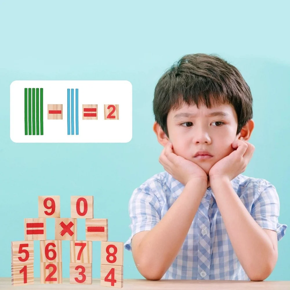 Mathematical Intelligence Stick Wooden Learning Toys for Preschoolers - Image 7