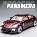 1:24 Scale Porsche Panamera Die-Cast Metal Model with Lights, Sound, and Smoke - Image 2