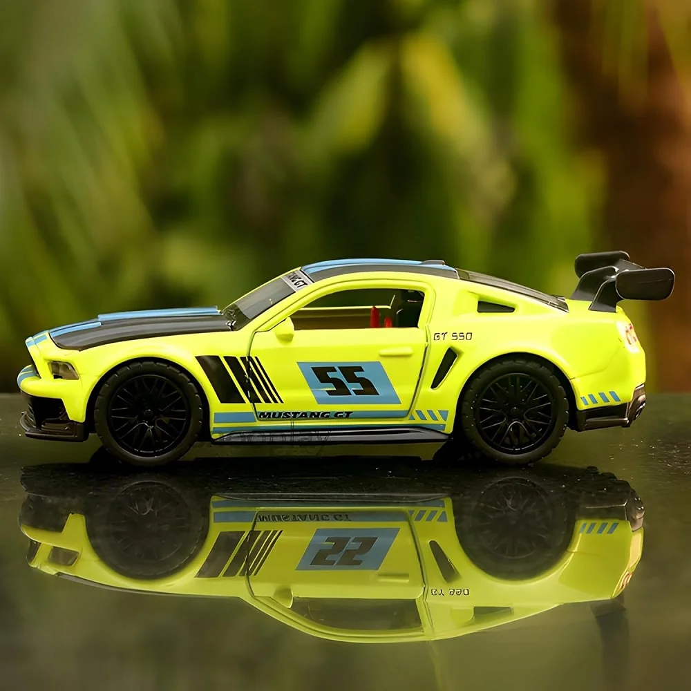 diecast metal scale model mustang (3) Diecast Metal 1:36 Scale model Mustang GT Car - Image 6