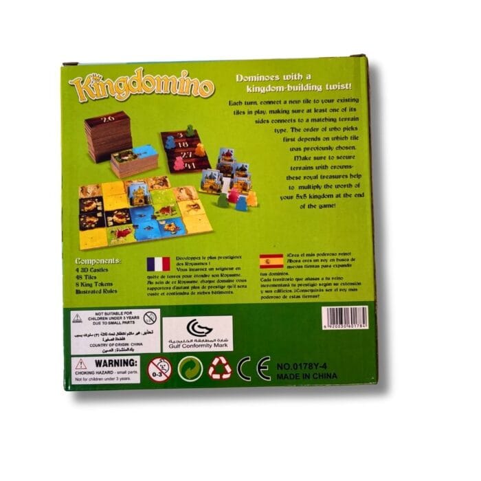 Kingdomino – Award-Winning Tile Placement Strategy Board Game | Family Strategy Game | 2–4 Players | Ages 8+ | 15–20 Min Playtime - Image 7