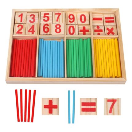 Shopbefikar Counting Sticks: A Montessori Math Toy