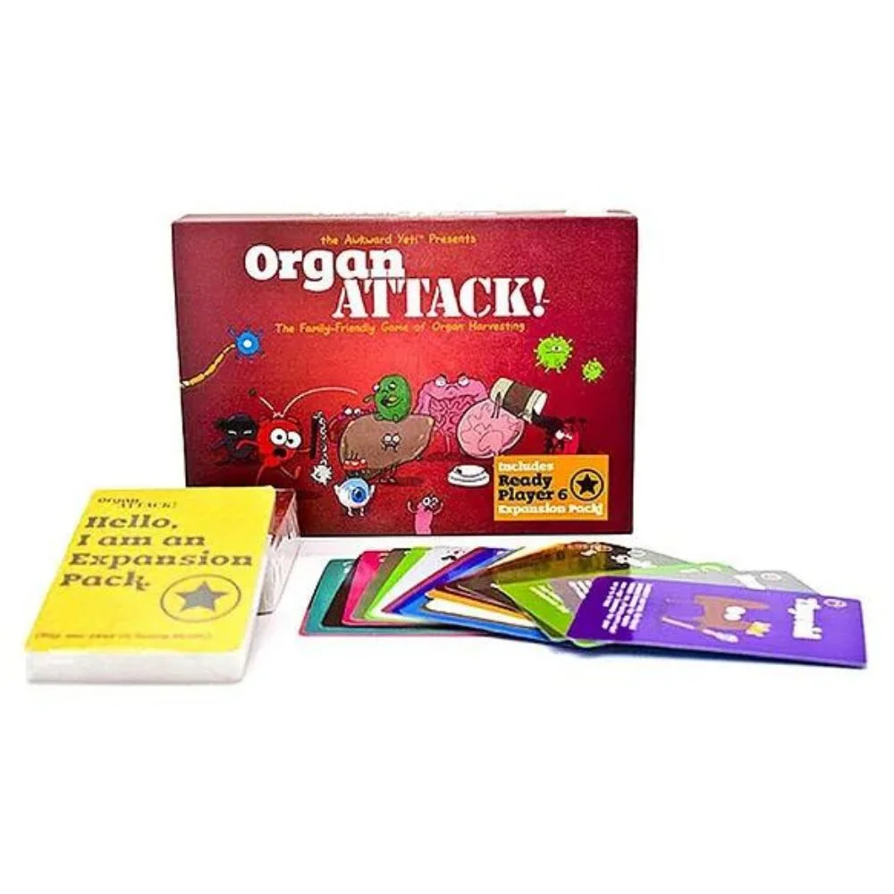 Organ Attack – Hilarious Family-Friendly Card Game | Memory & Strategy Gameplay | 2–4 Players | Ages 10+ | 15–30 Min Playtime - Image 2