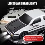 High-Speed RC Drift Car - 2.4GHz 4WD Hobby Racing Car with LED Lights & Drifting Tires - Image 3