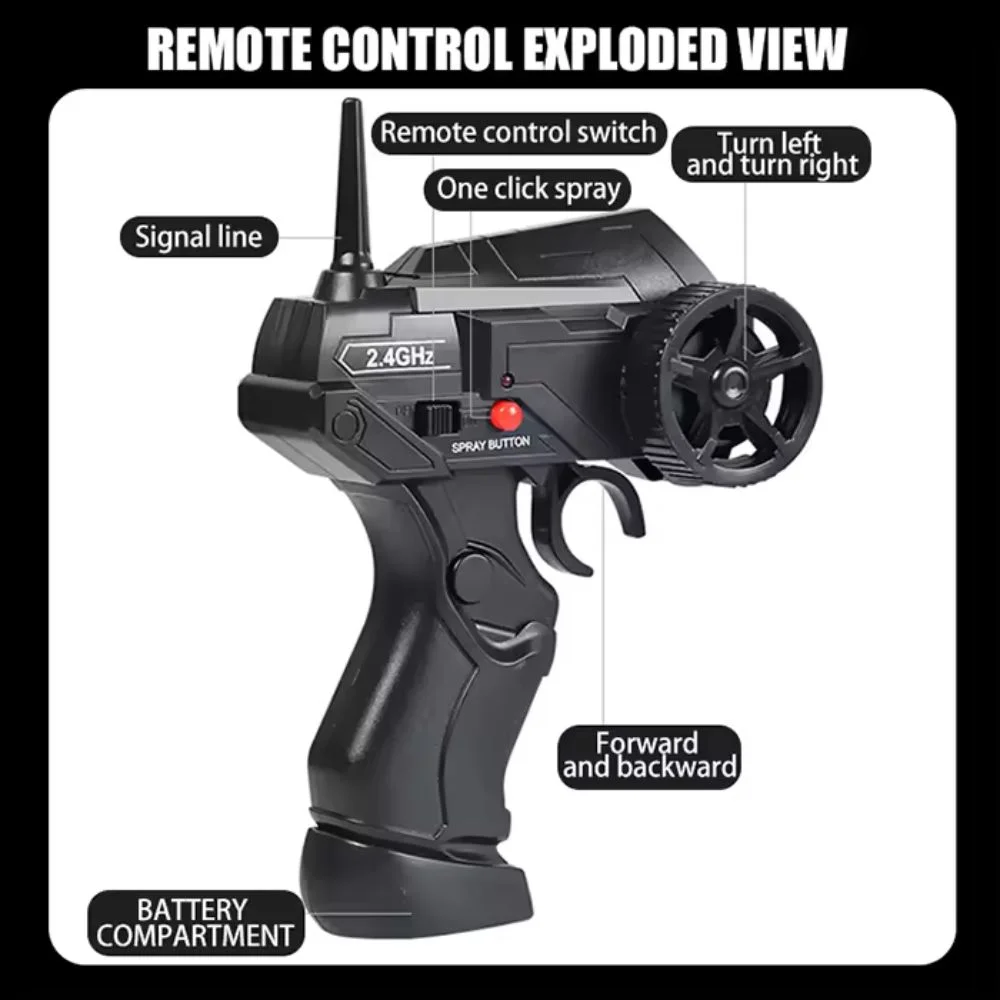 High-Speed RC Drift Car - 2.4GHz 4WD Hobby Racing Car with LED Lights & Drifting Tires - Image 5