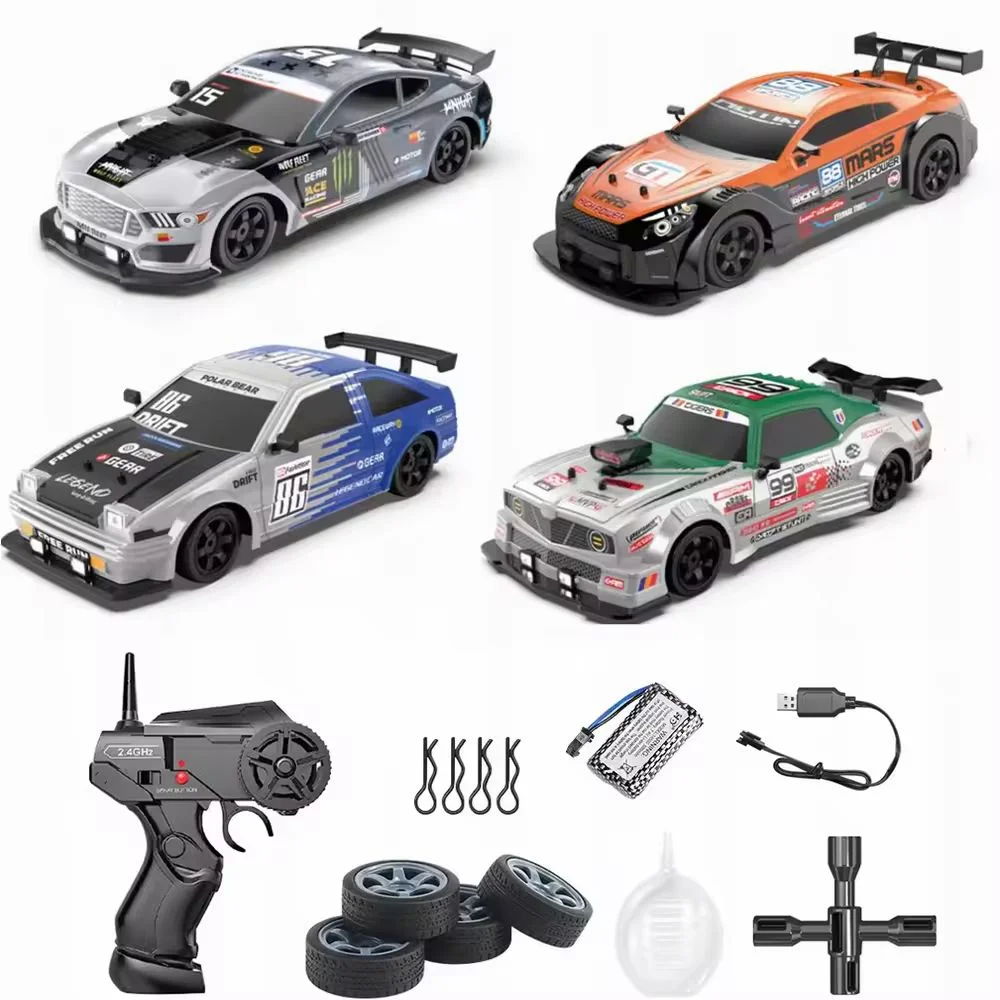 High-Speed RC Drift Car - 2.4GHz 4WD Hobby Racing Car with LED Lights & Drifting Tires - Image 10