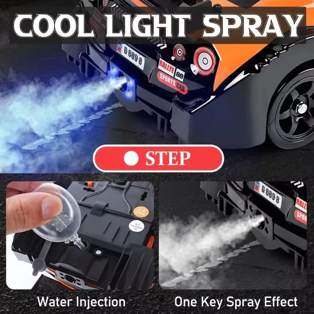 High-Speed RC Drift Car - 2.4GHz 4WD Hobby Racing Car with LED Lights & Drifting Tires - Image 6