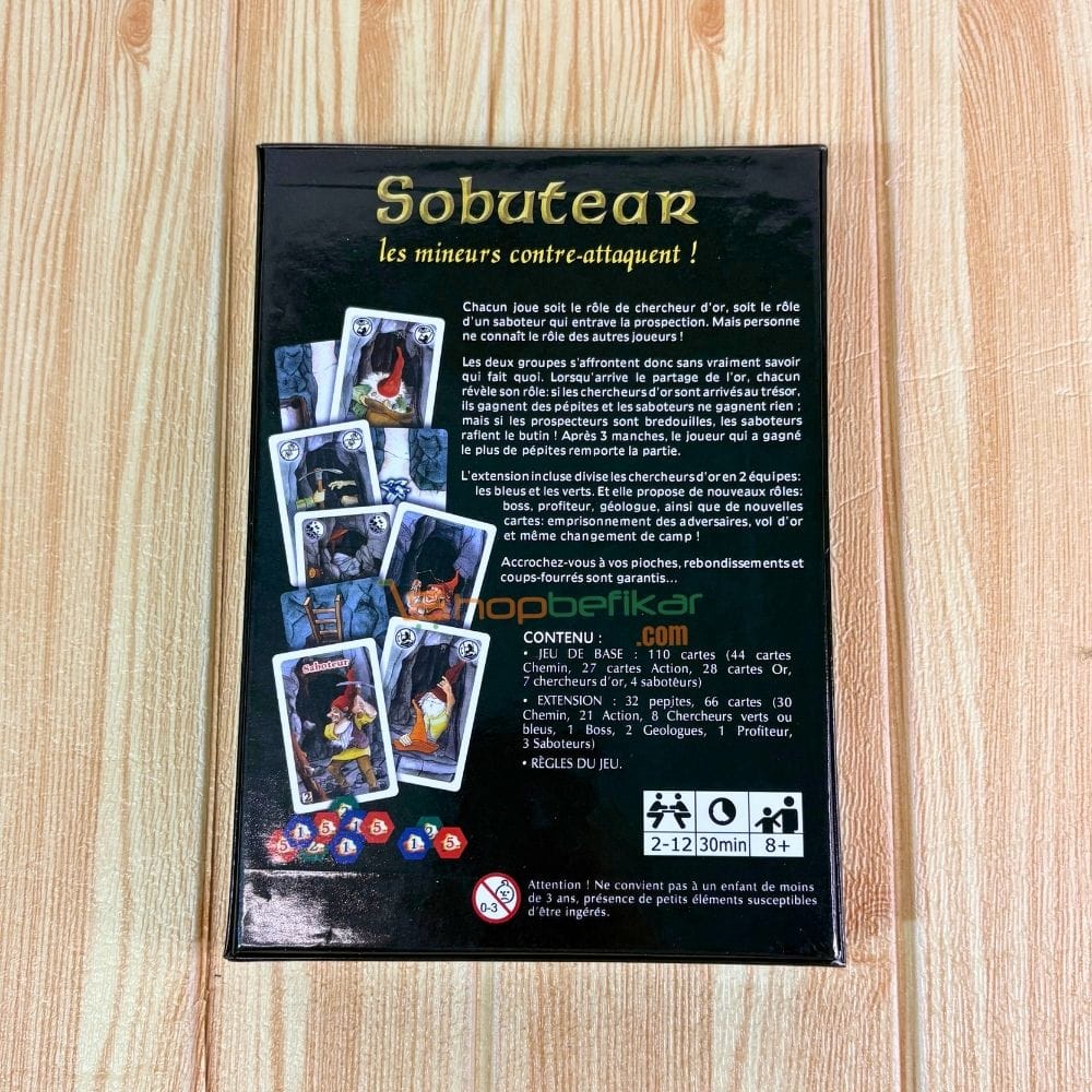 saboteur new game-3 Saboteur: The Miners Strike Back – Base Game + Expansion | Hidden Roles & Strategy Card Game | 2–12 Players | Ages 8+ | 30 Min Playtime - Image 2