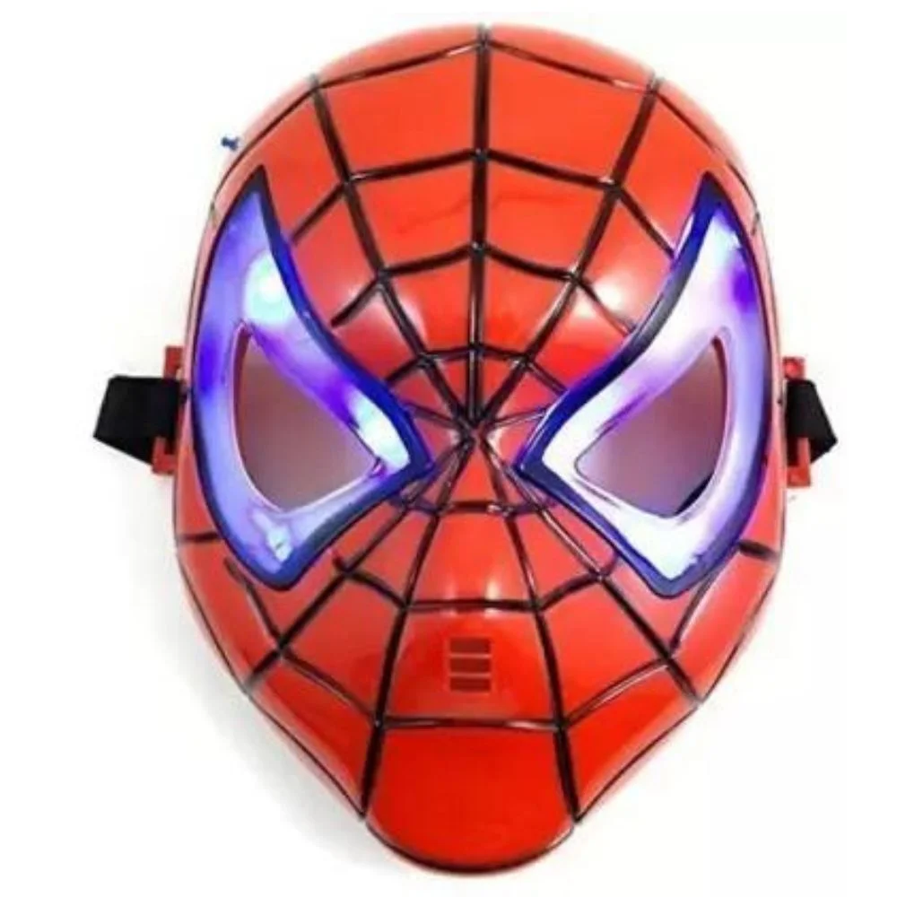 spiderman facemask for kids (1) Spider-Man Face Mask with LED Eyes for kids at shopbefikar