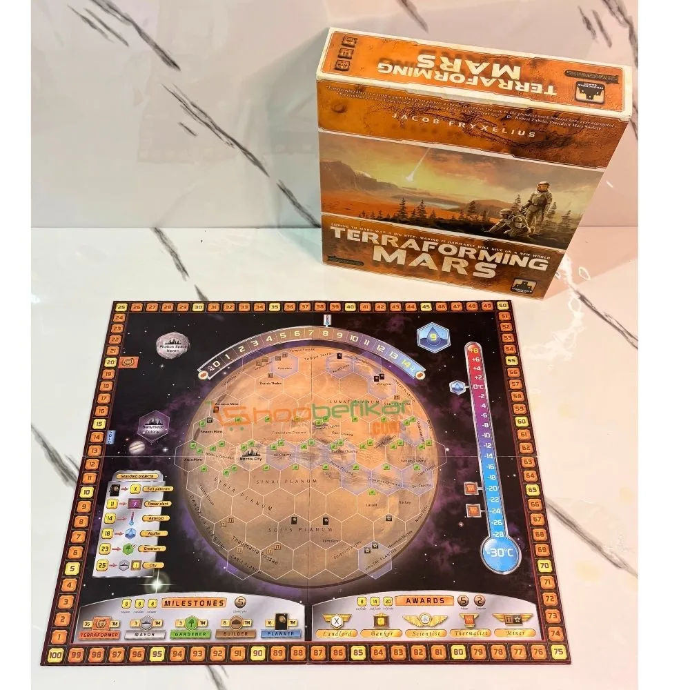 Terraforming Mars – Strategic Board Game | Planetary Engineering & Resource Management | 1–5 Players | Ages 12+ | 120–180 Min Playtime - Image 4