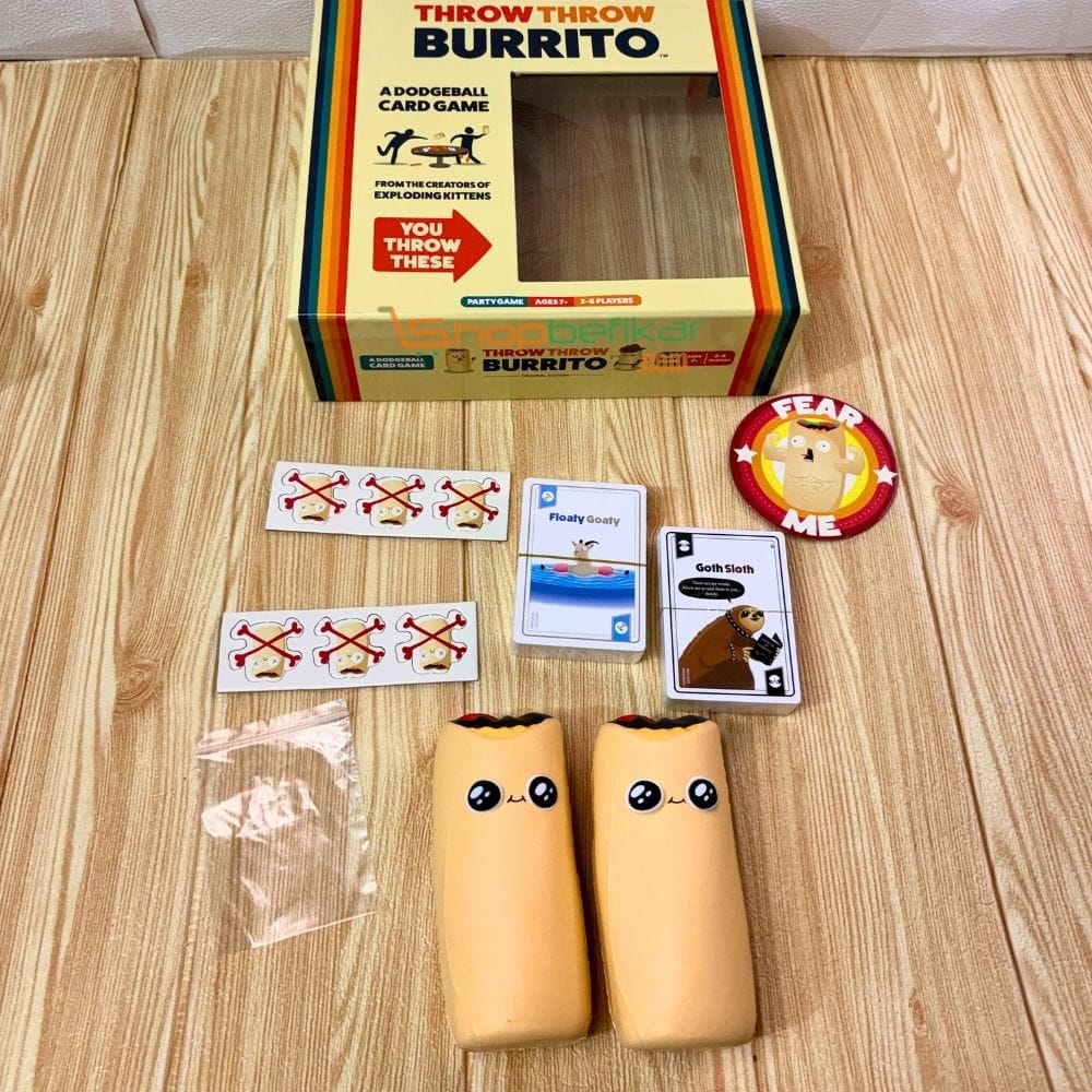 throw throw burrito game Throw Throw Burrito | Dodgeball Card Party Game | 2–6 Players | Ages 7+ | 15–30 Min Playtime - Image 7