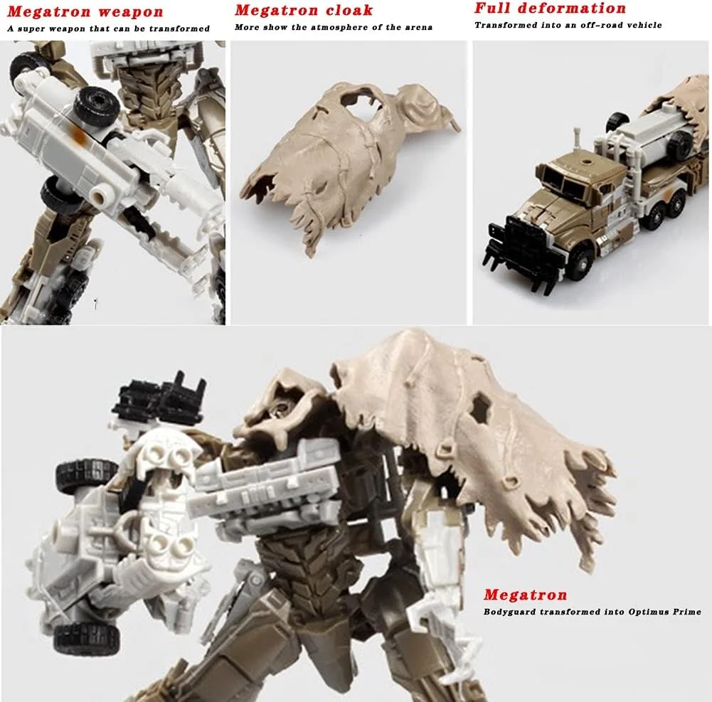 Deluxe Transforming Megatron Action Figure | 2-in-1 Robot and Tanker (18cm) - Image 4