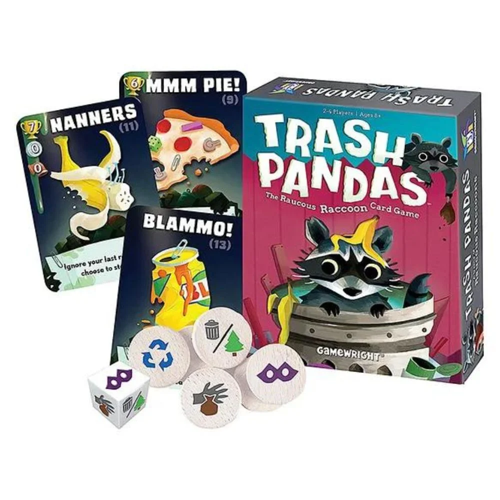 Buy Trash Pandas Card Game in India | Fun Push-Your-Luck Game for Families | Shopbefikar