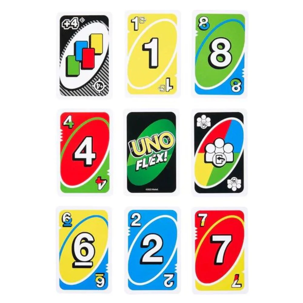 uno flex card game (1) New UNO Flex with Bendable Cards - Image 2