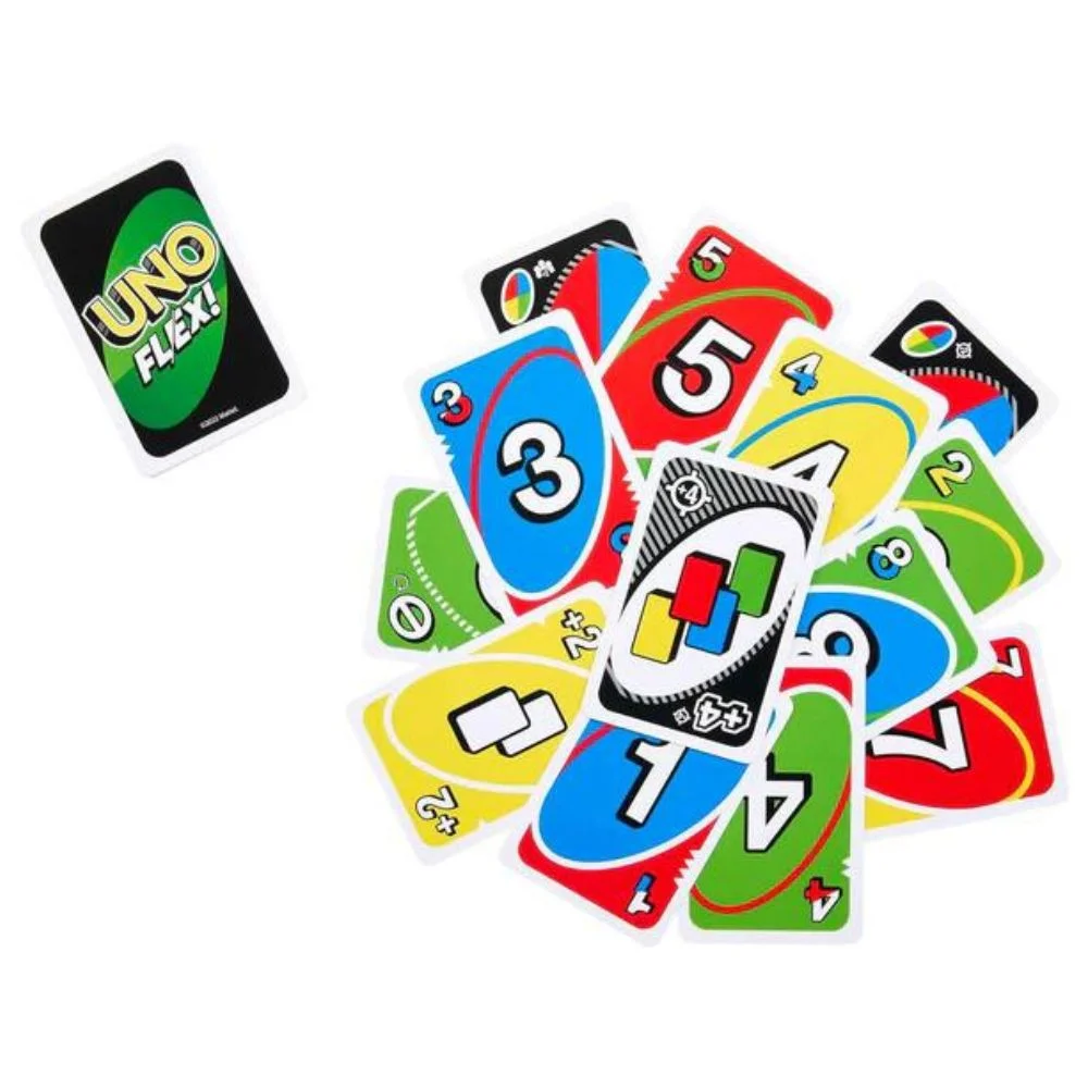 uno flex card game (2) New UNO Flex with Bendable Cards - Image 3