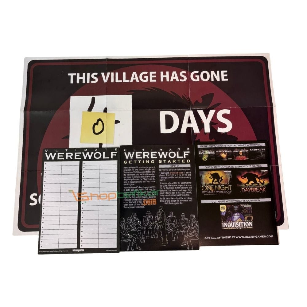 werewolf card game-2 Werewolf – Classic Social Deduction Card Game | Bluff, Deduce & Strategize | 8–18 Players | Ages 13+ | 30–60 Min Playtime - Image 5