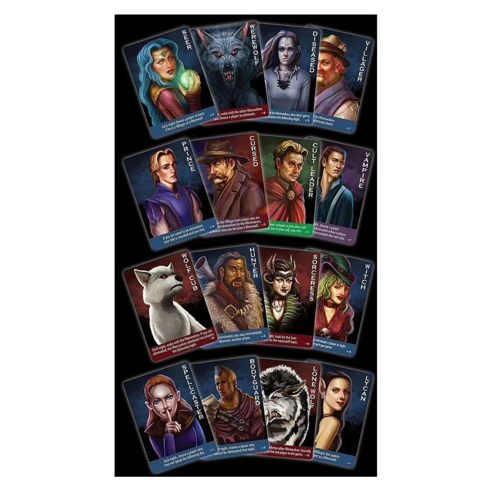 Werewolf – Classic Social Deduction Card Game | Bluff, Deduce & Strategize | 8–18 Players | Ages 13+ | 30–60 Min Playtime - Image 4
