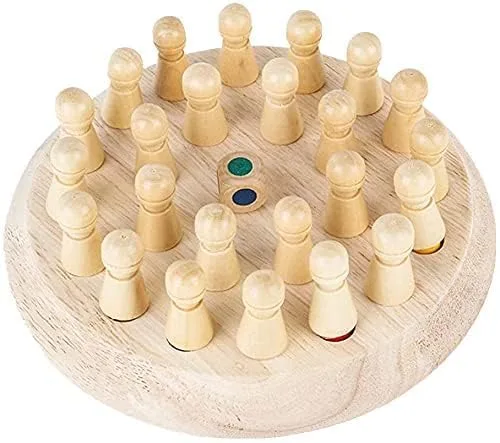Wooden Memory Match Stick Chess Game (Age 3+) - Image 3