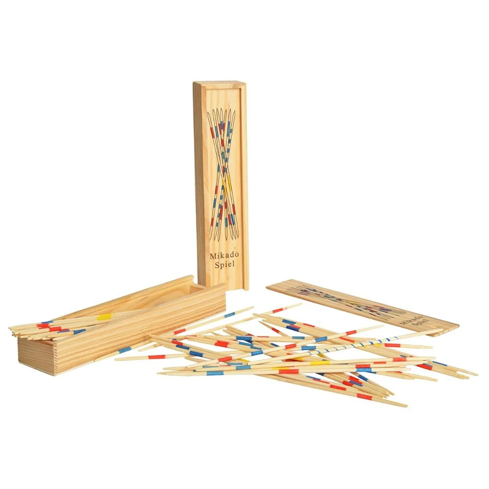 Mikado Stick Game with 31 Sticks and Wooden Box - Image 4