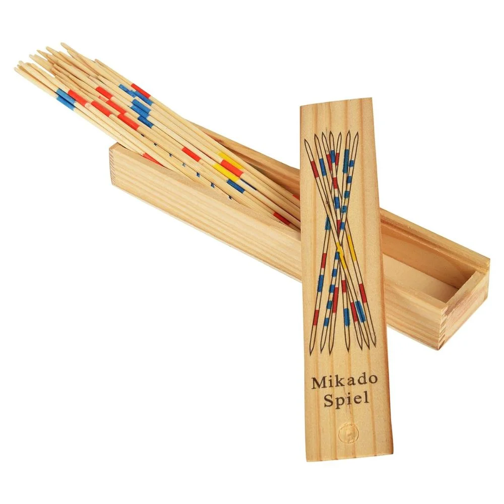 Mikado Stick Game with 31 Sticks and Wooden Box - Image 2