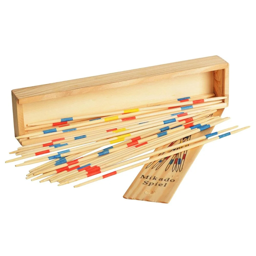 Mikado Stick Game with 31 Sticks and Wooden Box - Image 5