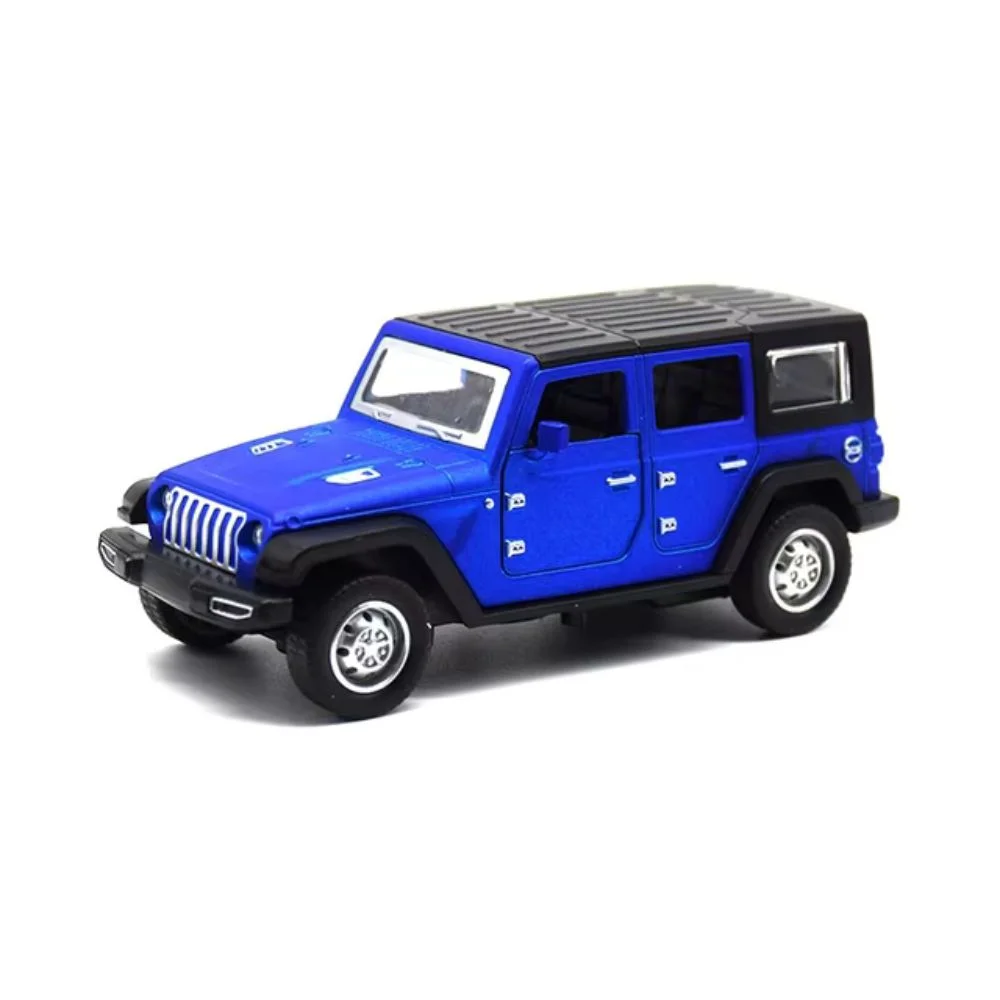 Diecast Metal 1:36 Scale Jeep Wrangler Model Car - Image 6