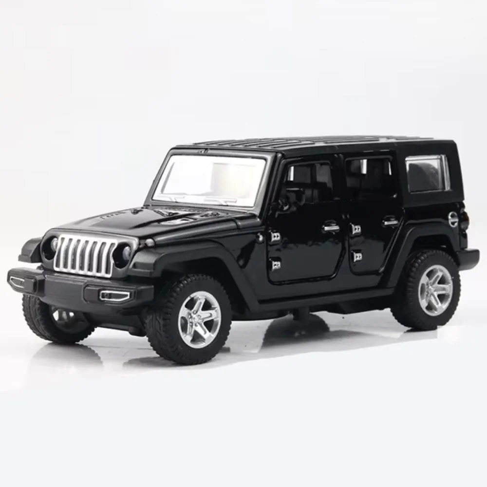 Diecast Metal 1:36 Scale Jeep Wrangler Model Car - Image 5