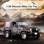 Diecast Metal 1:36 Scale Jeep Wrangler Model Car - Image 4