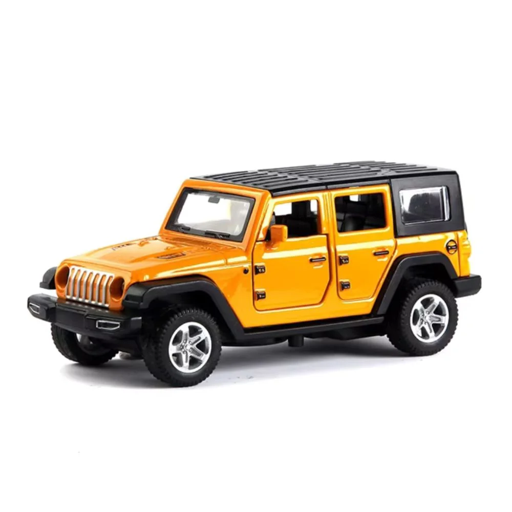 Diecast Metal 1:36 Scale Jeep Wrangler Model Car - Image 7