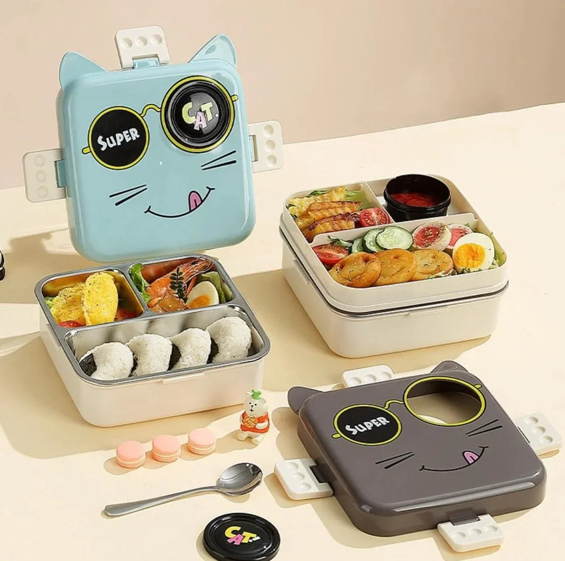 Kiki Kool Double Decker Stainless Steel Lunch Box - Image 5