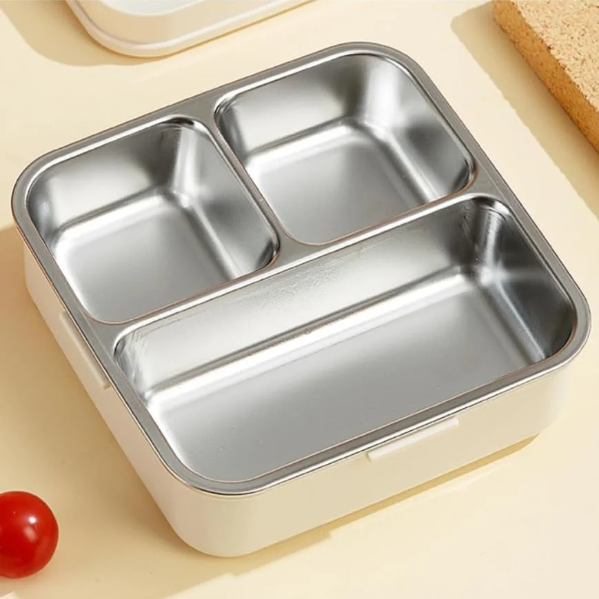 Kiki Kool Double Decker Stainless Steel Lunch Box - Image 6