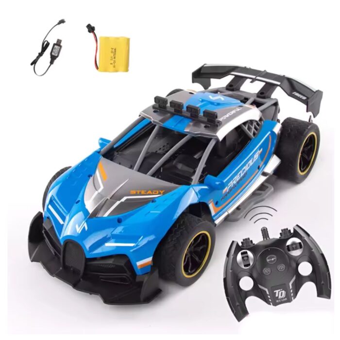 Rear Fog Racer RC Car: Off-Road Fun with Water Spray and Lights