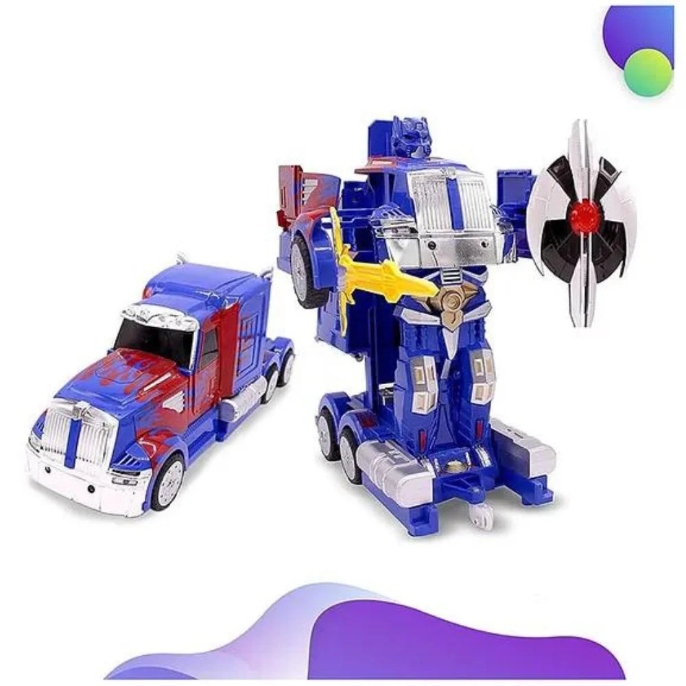 Transforming Optimus Prime RC Car: 1:14 Scale, LED Lights, High Speed (Age 6+) - Image 7