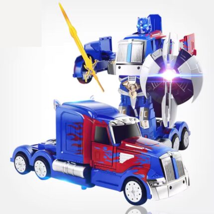 Transforming Optimus Prime RC Car: 1:14 Scale, LED Lights, High Speed