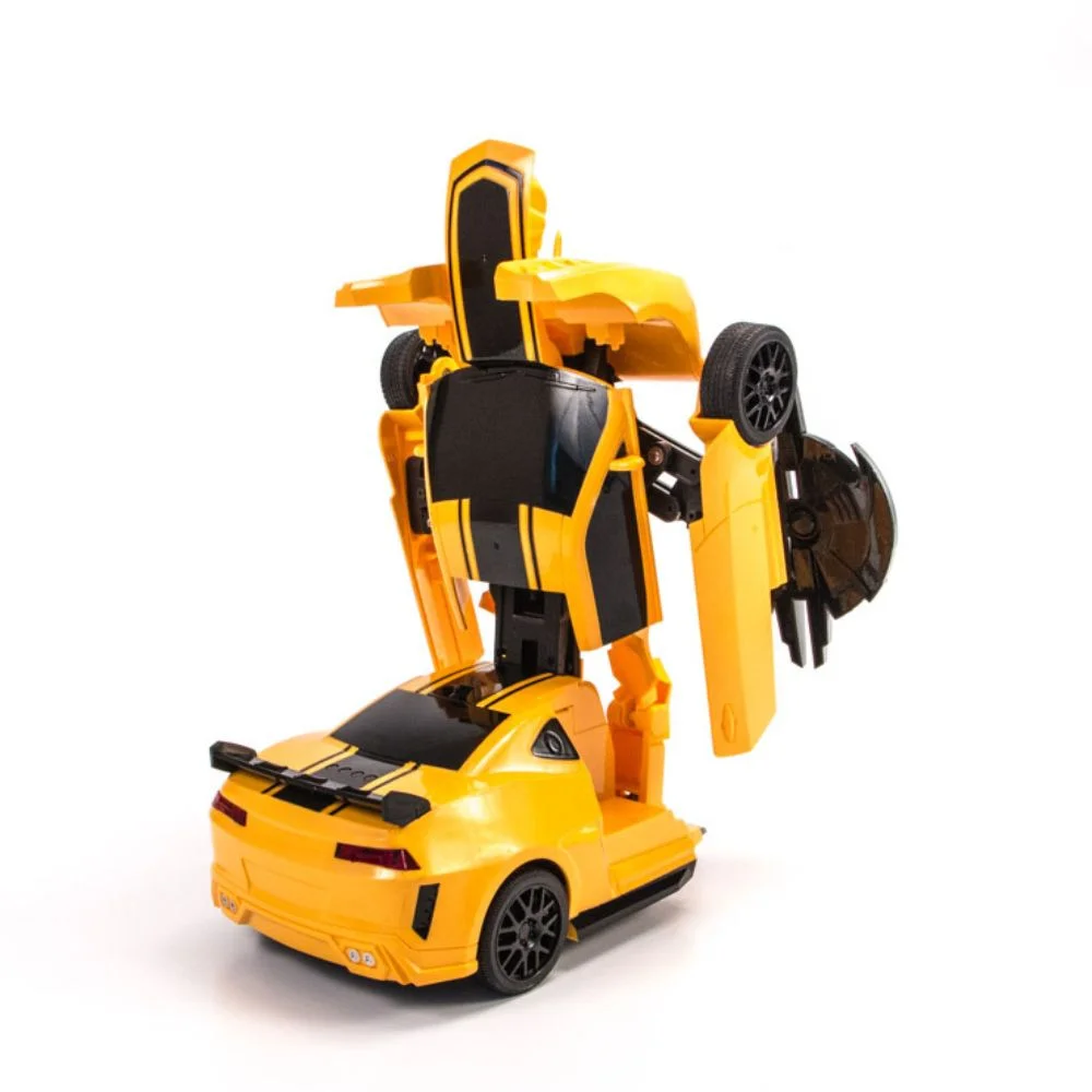 Transforming Bumblebee RC Car: 1:14 Scale, LED Lights, High Speed (Age 6+) - Image 4