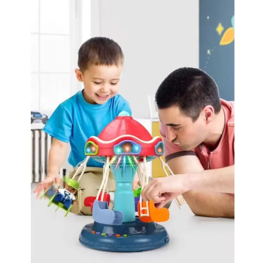Amusement Park Toys: Rotary Airplane, Ferris Wheel, and Rotary Swing (Age 3+) - Image 5
