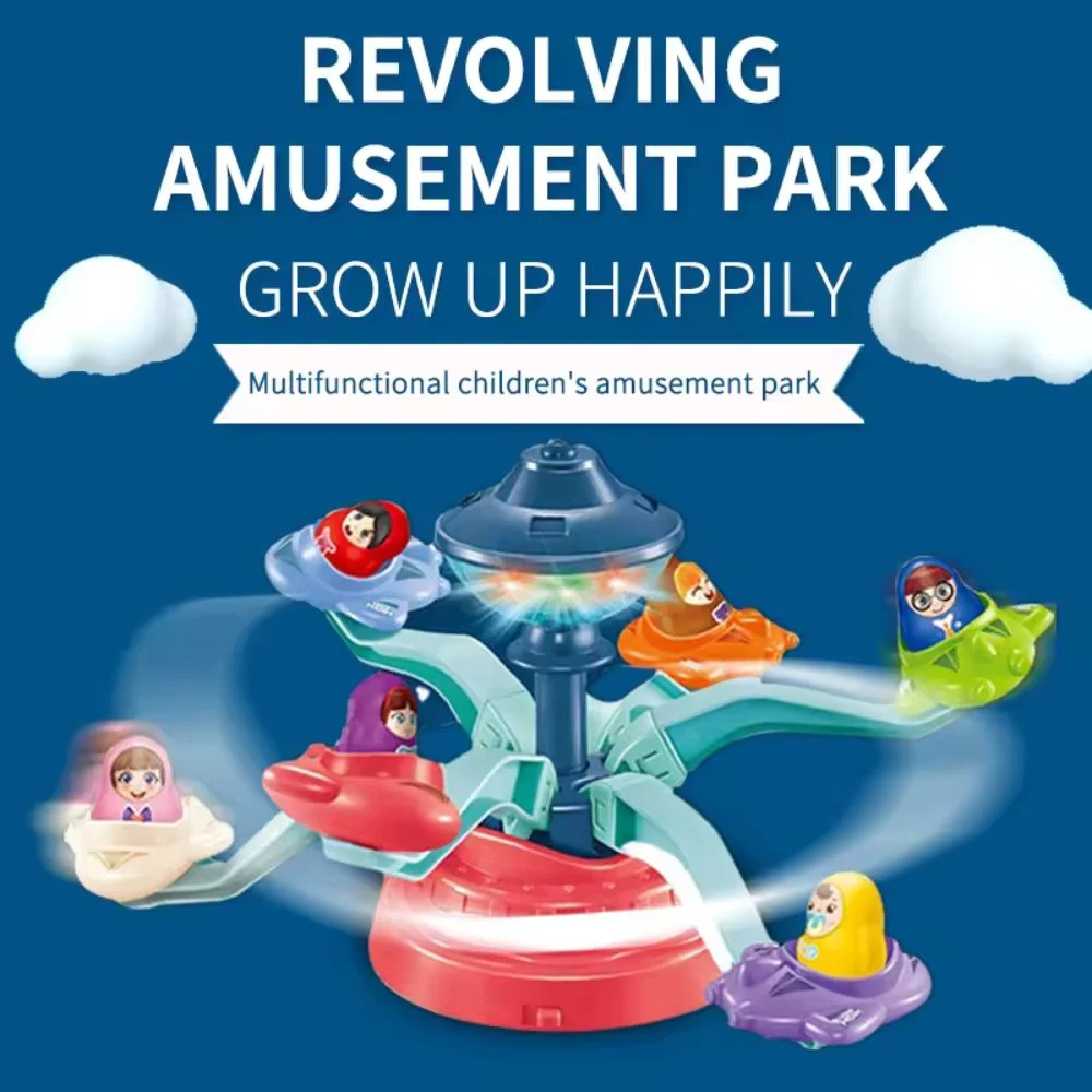 Amusement Park Toys: Rotary Airplane, Ferris Wheel, and Rotary Swing (Age 3+) - Image 7