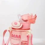 Bear-Shaped Kids' Water Bottle - 800ML | Anti-Leak, BPA Free - Image 3