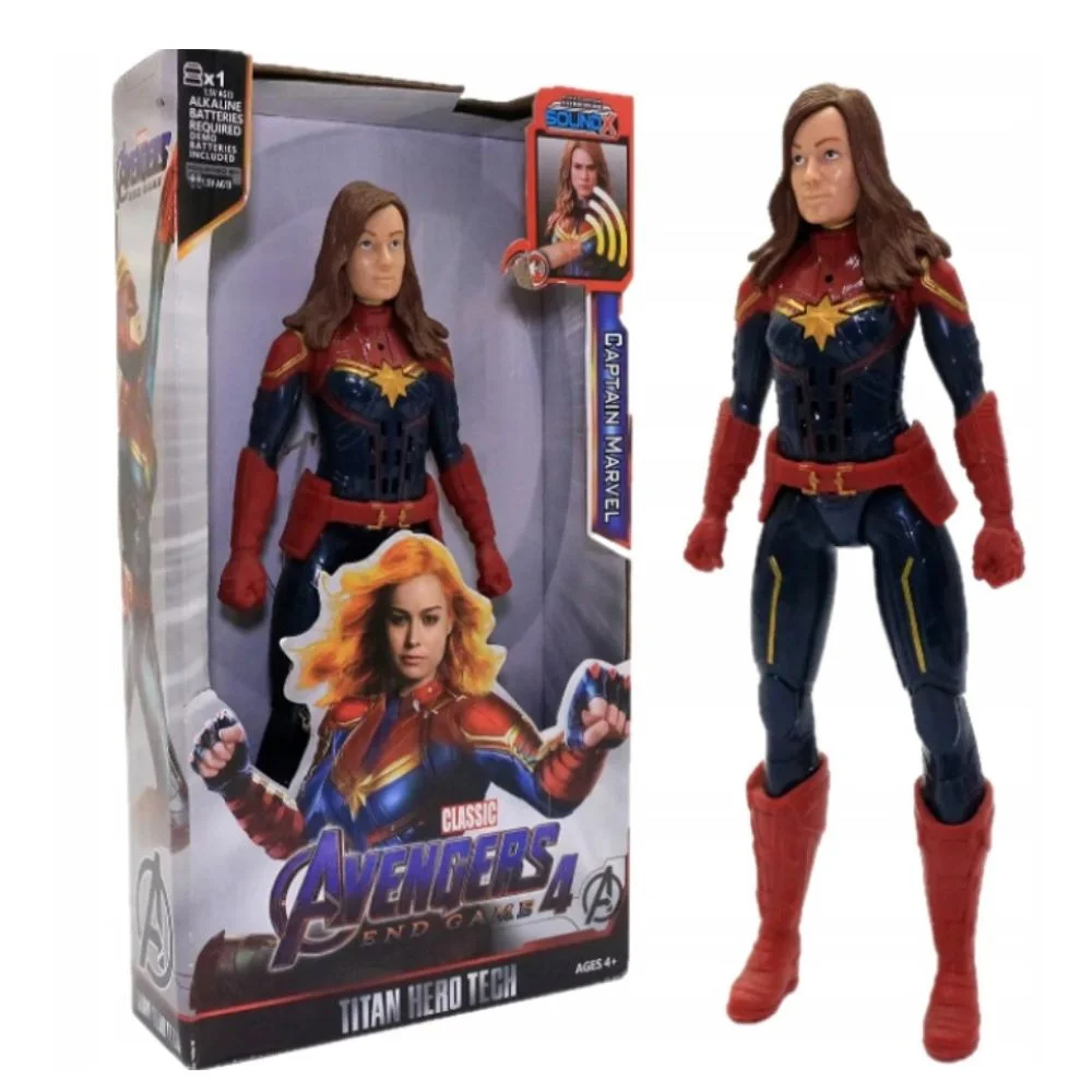 Captain Marvel Action Figure 12 Inch Scale Lights Sounds shopbefikar