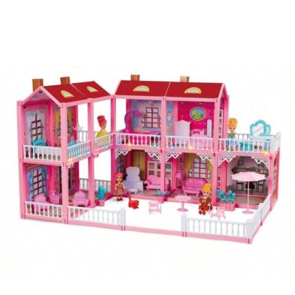 ShopBefikar Dollhouse: Multiple Models, LED Lights, and Endless Play