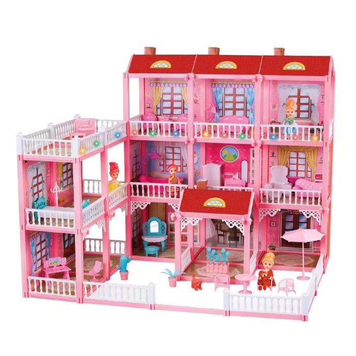 Build your own dream dollhouse with our customizable DIY kit! Featuring realistic rooms, LED lights, and high-quality materials. Perfect for imaginative play.