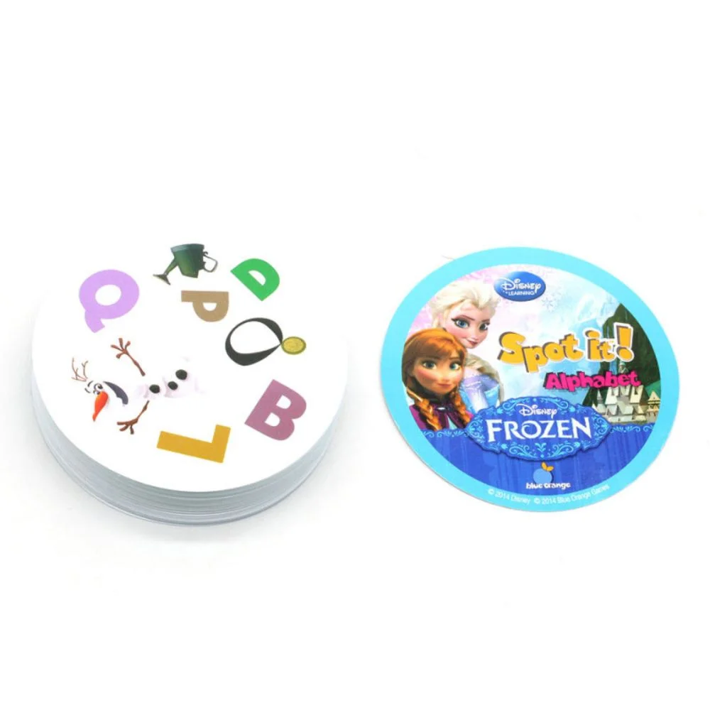Spot It! Frozen Alphabet Edition | Alphabet Matching Card Game for Kids | 2–8 Players | Age 6+ - Image 6