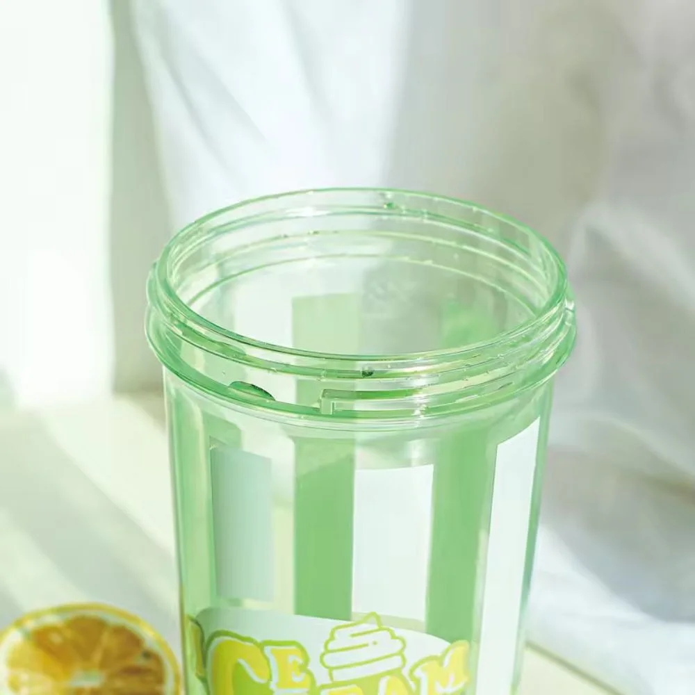 Ice Cream Design Sipper Tumbler with Straw 500 ml - Image 6