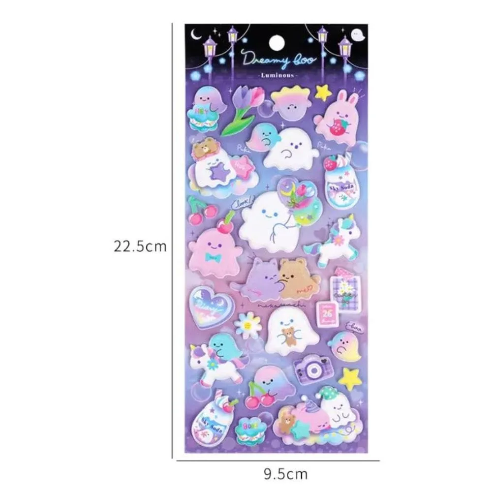 3D Puffy Foam Stickers: Unicorn, Teddy Bear, and More (Pack of 4) - Image 6