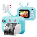 40MP Instant Digital Camera for Kids | Fun and Educational | Capture Magical Moments blue