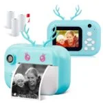 40MP Instant Digital Camera for Kids | Fun and Educational | Capture Magical Moments blue